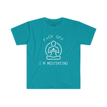 Load image into Gallery viewer, F*ck Off I'm Meditating  Cotton T-Shirt